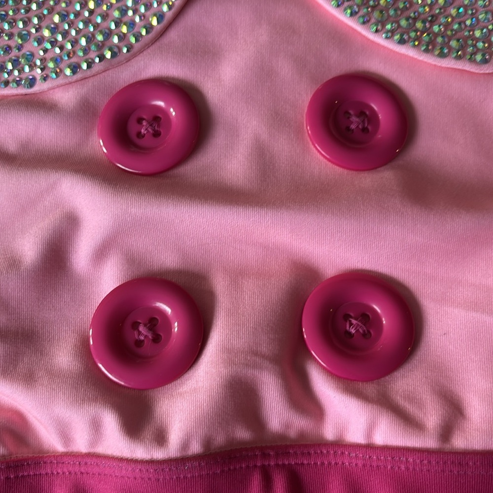 Rebel Athletic Babydoll Top in Pretty Pink size adult L - Picture 3 of 14